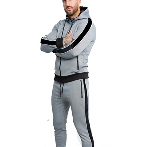 Velvet/velour Gsm 320-340 Men Tracksuit Set Custom logo Embroidery Custom <b>Slim</b> Fit Soccer Nylon Men Winter Tracksuit - Product Image 4