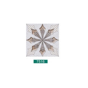 Azulejos de porcelana de decoración de diseño cuadrado de color blanco y gris 40x40cm - Product Image 2