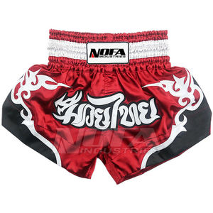 Short de combat nautique thaïlandais, court, logo personnalisé pour club et magasin, haute qualité avec des poches, vente en gros, - Product Image 4