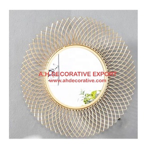 Handmade mới nhất Sunburst tường trang trí nội thất màu đen cổ hoàn thành khung Gương nghệ thuật Deco thiết kế nhà trang trí mặt trời hình dạng tường gương - Product Image 5