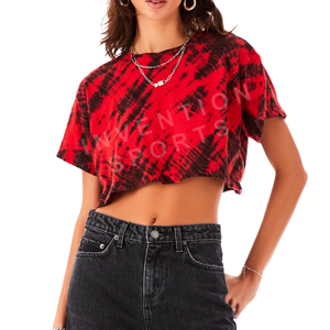 Camisetas cortas personalizadas para mujer, diseño OEM - Product Image 5