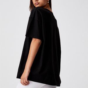 คอลเลคชั่นเสื้อยืดเนื้อหนักสำหรับผู้หญิง ปี 2026 รุ่นใหม่ล่าสุด ผลิตจากผ้าฝ้าย 100% - Product Image 3