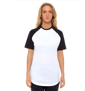 Camisetas negras con logotipo personalizado para mujer, Tops de moda, Camiseta con cuello redondo para mujer - Product Image 2