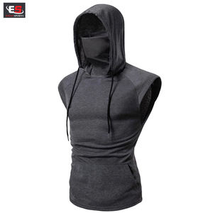 Sudaderas sin Mangas de Alta Calidad para Hombre, Ropa Deportiva de Otoño, Secado Rápido, Spandex/Poliéster para Entrenamiento en Gimnasio y Fisicoculturismo 2024 - Product Image 1