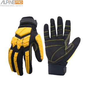 Guantes DE TRABAJO mecánicos de reducción de impacto antivibración de marca Compatible con pantalla táctil para Conductor de motocicleta TPR protección para brazos y manos - Product Image 6