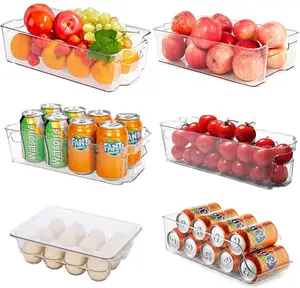 Koelkast Organizer Bins Smalle Clear Plastic Koelkast Organisatoren Voor Keuken Pantry Organisatie En Opslag Bpa Gratis