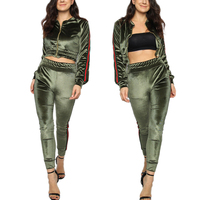 Ensembles de survêtements en coton populaires pour femmes, tenues de sport pour femmes, vêtements de survêtement pour femmes