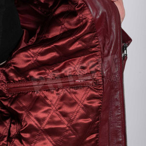 Chaqueta de cuero para hombre, chaqueta de moto hecha a medida con su propio diseño - Product Image 5