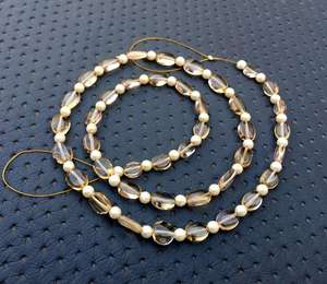 พลอยควอทซ์สโมคกี้ธรรมชาติ41ชิ้นลูกปัดรูปไข่เรียบสำหรับทำเครื่องประดับ2020สีน้ำตาลยอดนิยม - Product Image 5