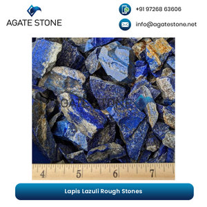 Spécimens minéraux bruts de Lapis Lazuli exquis pierre sacrée Feng Shui de l'Inde Figurine sélectionnée à la main ornement matériel d'artisanat - Product Image 3