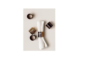 Porte-serviettes en corne de chameau, 1 pièce, de haute qualité, couleur noire naturelle et poli à la main pour vente personnalisée - Product Image 4