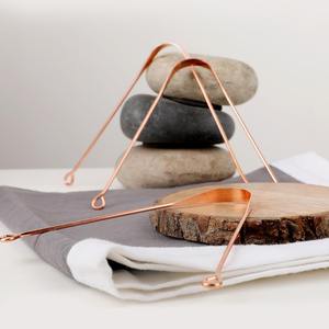 Bamboo Tooth Brush and Copper Tongue Scraper for Oral Hygiene Eco Friendly for Oral Care and Tooth <b>Cleaning</b> Wooden - Product Image 5