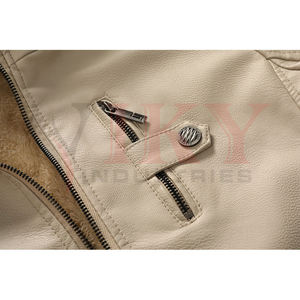 Veste En Cuir véritable Mode Véritable Veste En Cuir et en cuir de conception personnalisée veste - Product Image 6