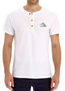 เสื้อยืดกอล์ฟผู้ชายโอเวอร์ไซส์ผ้าถัก100% ผ้าฝ้าย - Product Image 6