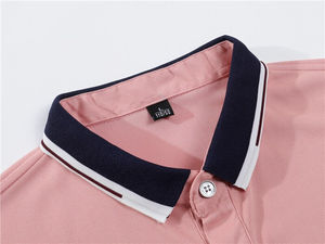 Polo classique d'été à manches courtes pour hommes Logo personnalisé en coton blanc de haute qualité sérigraphie pour hommes - Product Image 6