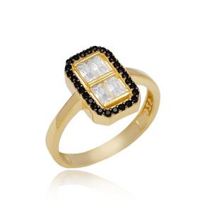 Gorgeous Rectangle Design Cluster <b>Ring</b> Wholesale Handcrafted 925 Sterling Silver for Woman Jewelry - Product Image 3