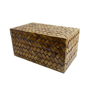 Rectangular resina caja decorativa de alta calidad blanco y negro de resina con incrustaciones de joyas caja de regalo caja de almacenamiento por Axiom acentos para el hogar - Product Image 2