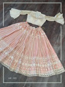 เสื้อครอปสตรีตาข่ายสุดเก๋เสื้อครอปแต่งตะเข็บ lehenga choli เสื้อเบลาส์สำหรับงานแต่งงาน - Product Image 4