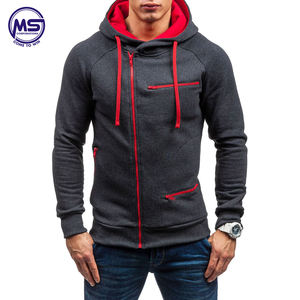 Vente en gros de sweat à capuche et sweat-shirt avec logo personnalisé de qualité unique pour hommes grande taille design à fermeture éclair à la mode - Product Image 5