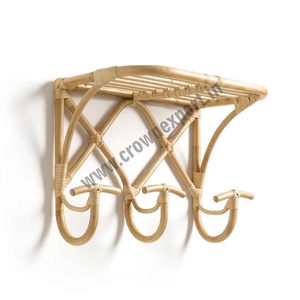 Anneau de serviette en rotin naturel fait à la main, accessoires suspendus pour tissu et vêtements à fleurs, vente en gros, 1 pièce - Product Image 5