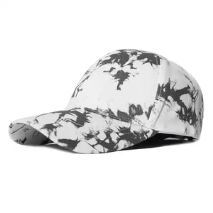 หมวกเบสบอลผ้าทั่วไปสำหรับหมวกกีฬาย้อมสี5แผงแบบพิมพ์โลโก้ได้ตามต้องการ - Product Image 4