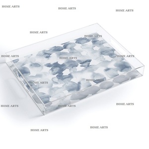 Classic Design Acrylic Serving <b>Tray</b> Rectangular Shape Customized Size Sweets <b>Snacks</b> <b>Tray</b> For Hot Selling - Product Image 6