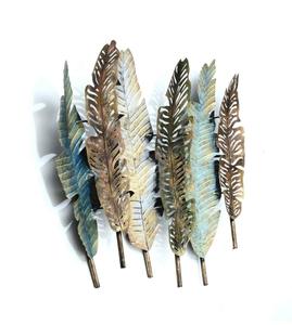 อุปกรณ์แขวนผนังเหล็กทรงใบไม้แบบดั้งเดิมหลากสีสำหรับตกแต่งบ้านสำหรับห้องนั่งเล่นโรงแรมร้านอาหารห้องนอน - Product Image 1