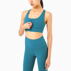 Conjunto de ropa deportiva Sexy para mujer, ropa deportiva para interiores y exteriores, pantalón de Yoga de 2 piezas y sujetador para Yoga de Canleo - Product Image 2