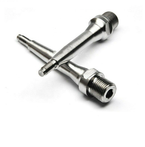 맞춤형 중국 CNC 티타늄 합금 TiGr5 자전거 페달 스핀들 액슬 샤프트 - Product Image 4