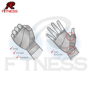 ผ้าพันมือ RC Fitness Wear ปรับได้ น้ำหนักเบา ผลิตจากผ้าฝ้าย สำหรับยกน้ำหนัก-แบบ unisex บรรจุภัณฑ์แบบกำหนดเอง - Product Image 5