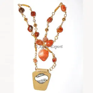 Achat Käfige Halskette großhandel indische achat stein halskette