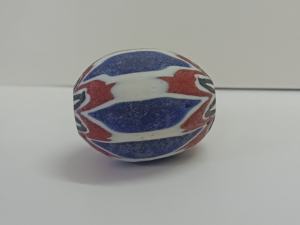 Perles en verre chevron de 2 pièces, tailles et couleurs assorties, convient aux créateurs de bijoux et magasins de perles - Product Image 2