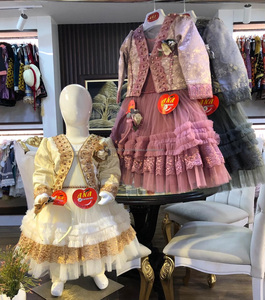 Koti-vestido de fiesta de lujo, nuevo diseño de lujo, vestidos koti para bebés y niñas - Product Image 2