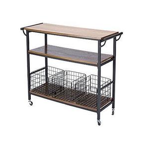 Extremely Good Design Serving <b>Cart</b> Trolley Handmade Iron And <b>Wooden</b> Serving Food Trolley For Restaurant Use - Product Image 1