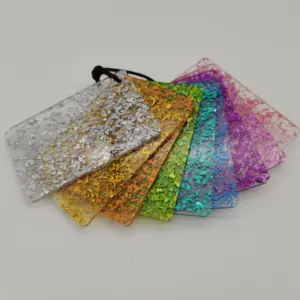 Designer Glitter Acryl Plastic Plaatpatroon Acrylplaat Plastic Acrylplaat