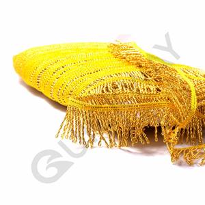 Gold Metallic Twisted Bullion Fringe High Quality Flag <b>Tassel</b> <b>Trimming</b> OEM Wholesale - Product Image 6