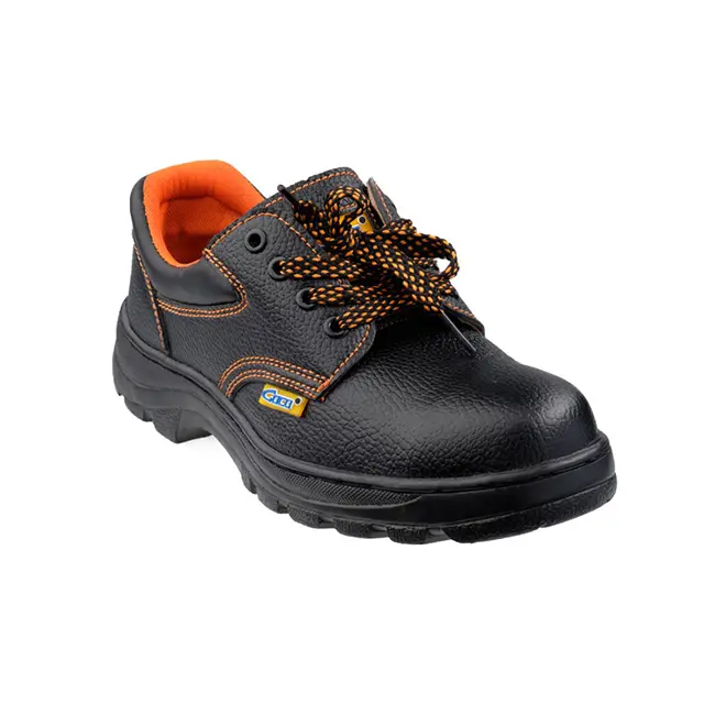Wholesale Shoes Safety Shoes Suitable For Every Sector Black Orange Color Shoes Water Resistant Suitable For All Gender