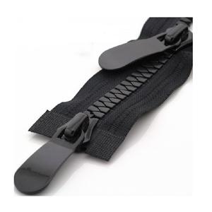 Venta al por mayor de cremalleras de dientes de plástico de color oro rosa brillante cremalleras de alta calidad para ropa y bolsos - Product Image 5