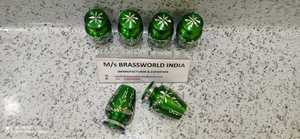 มวลสีเขียวที่ระลึกงานศพโกศศพอุปกรณ์ Brassworld อินเดีย - Product Image 3