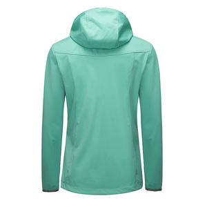 Chaqueta de concha suave Ecuestre para mujer, chaqueta de tela suave con logotipo personalizado, elegante, baja cantidad mínima, Etiqueta Privada, softshell - Product Image 6