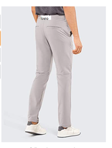 กางเกงตีกอล์ฟแบบยืดสำหรับผู้ชาย,กางเกงหนายืดแห้งเร็วทรงสลิมฟิต32 ''/34'' พร้อมกระเป๋าโพลีเอไมด์92% ผ้าสแปนเด็กซ์8% - Product Image 2