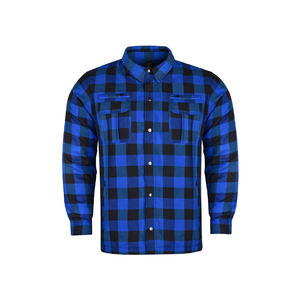 Camisas de manga larga a cuadros de talla XL para hombre de la mejor calidad, transpirables de secado rápido para invierno, Moto, bicicleta, 100% hilo de franela de algodón - Product Image 2