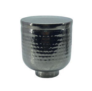 Black Nickle Metal Unique Design Home Decoration Occasion Use Table Top Candle <b>Jar</b> High Quality - Product Image 5