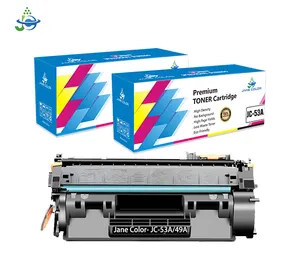 Jane cor para uso p2011 p2012 p2013 p2014 p2015dn m2727, cor para o toner laser q7553a 53x 49a crg115 315 515 715