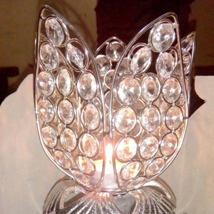 <b>Other</b> Candle Stick Holder Gold Metal Sample Available Clear Holiday Decorative European Print Handmade Wedding Decor OEM Box MOQ - Product Image 2