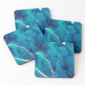 Stone <b>Coasters</b> <b>Drink</b> <b>Coasters</b> Cup Mats <b>for</b> <b>Drinks</b> <b>Coaster</b> Hexagon Shape <b>for</b> White Color - Product Image 3