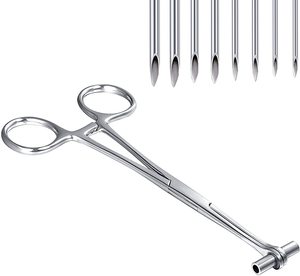 Pinzas para Perforaciones Corporales de Septum, Rectas, de Tamaño Personalizado, Instrumentos Quirúrgicos de Alta Calidad en Existencia - Product Image 2