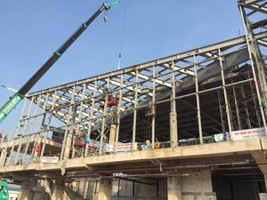 Entrepôt de structure en acier soudage à plusieurs niveaux, matériaux de construction, structure en acier massif, bon marché - Product Image 2
