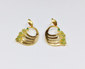 สเตอร์ลิงเงิน925ที่กำหนดเองผู้ผลิตผู้ค้าส่งที่ทำด้วยมือ Unisex ผู้หญิงต่ำ MOQ ราคาไม่ซ้ำกันสง่างามต่างหูพลอยธรรมชาติ - Product Image 3