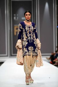 Beautiful -trendy--Indian/Pakistani-Party-Wear heavy -Long Kurta <b>pant</b> -Dress for Party & Wedding wear=2020 - Product Image 2